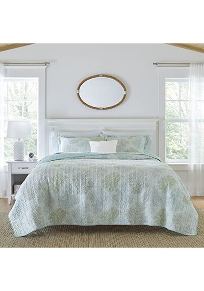 Reversible Quilt Set, King, Saltwater Blue Diğer