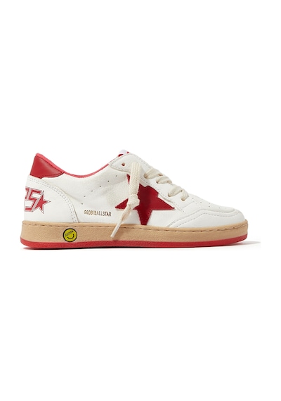 Golden Goose Çocuklar Için Yıldız Deri Spor Ayakkabılar Beyaz