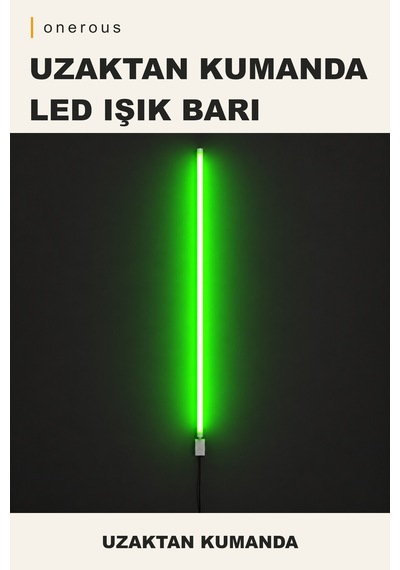 Onerous Led Led Işık, Uzaktan Kumandalı Yeşil 66096102