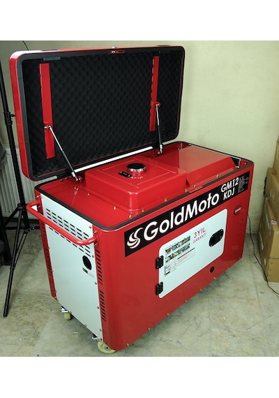 Goldmoto Gm12Kdj Dizel Jeneratör 10 Kva Monofaze Marşlı Kabinli
