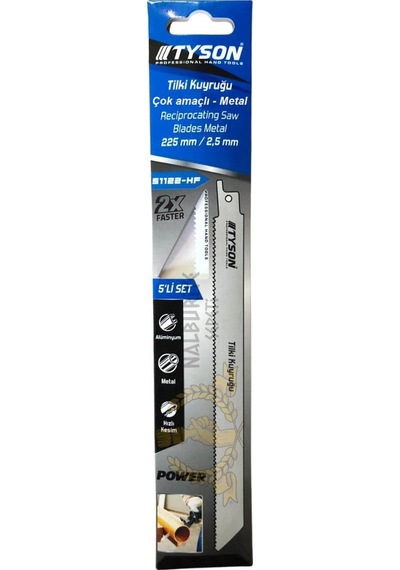 Kupa Tyson Tilki Kuyruğu 225/2.5 Mm. Çok Amaçlı - 5 Adet