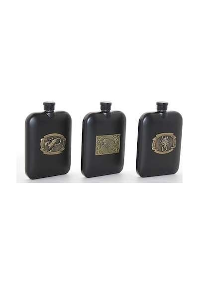 Paslanmaz Çelik Kabartmalı Tekli 6 Oz Matara Alk2666 Açık Lacivert