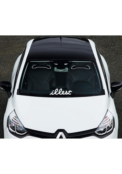 Illest Araba Araç Ön Cam Sticker Yapıştırma