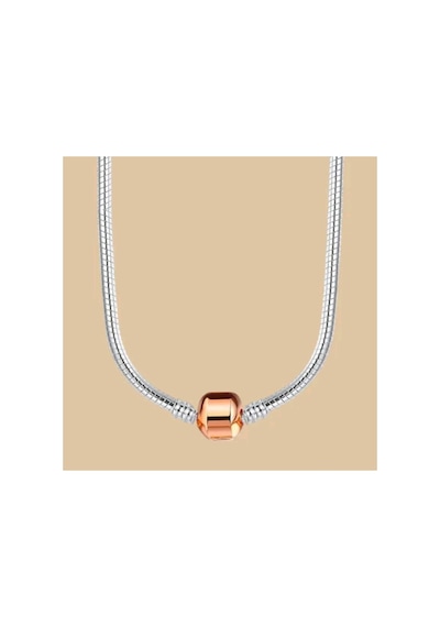 Lunarie Charm Uyumlu Yılan Zincir Kolye Kararmaz Çelik Gümüş 28847966