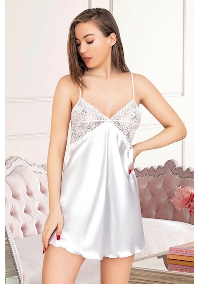 Miss Laris Lingerie Gecelik Kadın 2088 Ekru