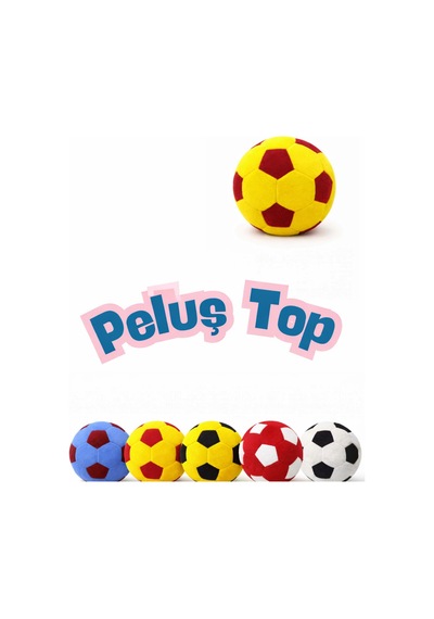 Peluş Futbol Topu Siyah Beyaz
