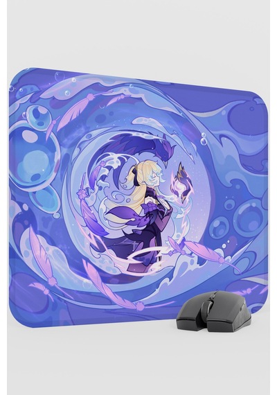 Fischl Genshin Impact Anime Gacha V2 - 48x40 Xl Gaming Mouse Pad Fare Altlığı