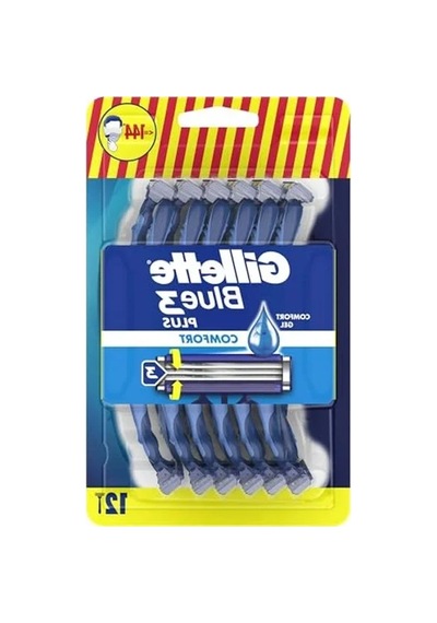 12'li Gillette Blue3 Plus Comfort Tıraş Bıçağı, Rahat Kullanım