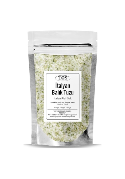 Tos The Organic Spices İtalyan Balık Tuzu 500 G Italian Fish Salt