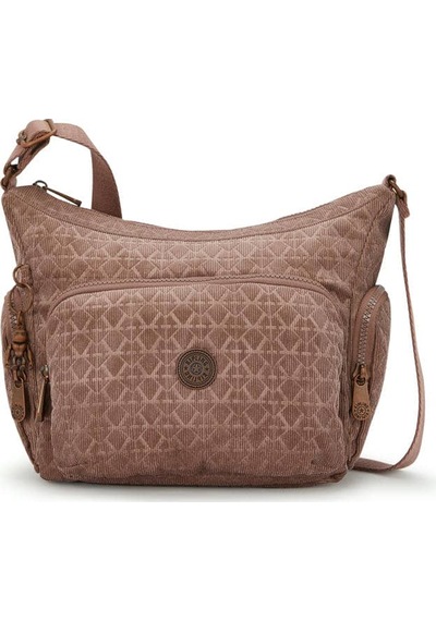 Kipling Gabb S Küçük Boy Omuz Çantası Kahverengi
