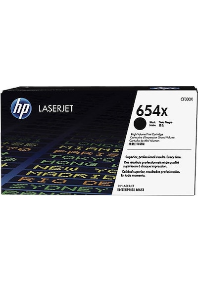 Hp 654X Cf330X Siyah Toner Yüksek Kapasiteli