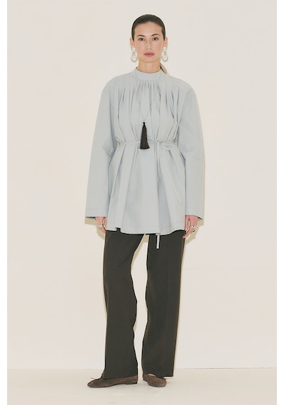 Manuka Pliseli Tunik Mavi Ss26tnk00004-22 Mavi