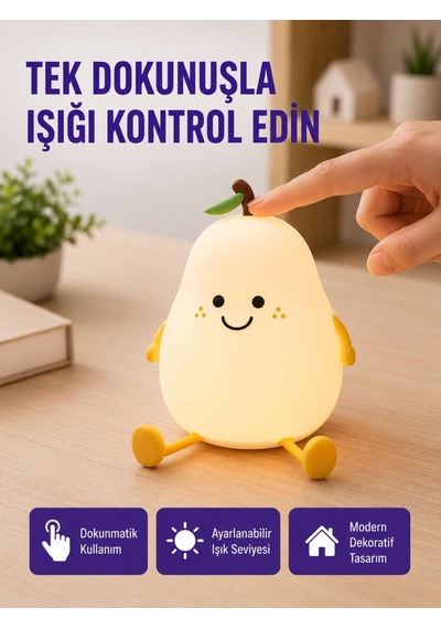 Dekoratif Armut Led Lamba Renk Ayarlı Şarj Edilebilir Diğer 67626013
