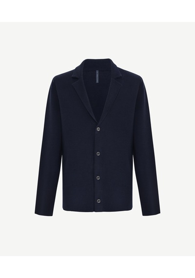 Yargıcı Regular Ceket Yaka Uzun Kol Hırka 25ketr2033x 535 Lacivert