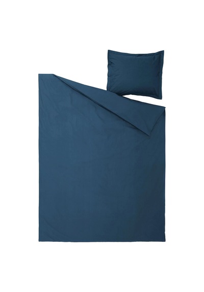 Ikea Hampflockel Tek Kişilik Nevresim Takımı 150 X 200 Cm Koyu Lacivert Koyu Mavi