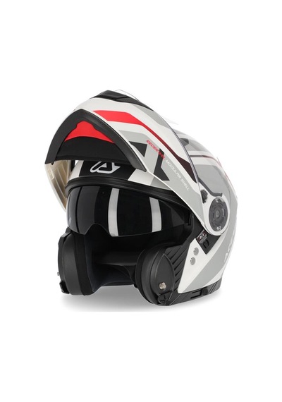Acerbis Rederwel Motosiklet Kask Gri - Beyaz