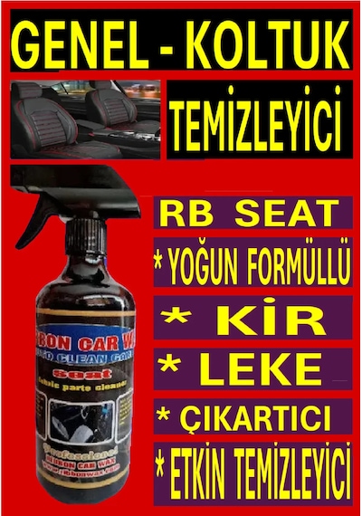 Rb Seat Supher Kumaş-leke Çıkartıcı-genel Temizleyici 500 Ml