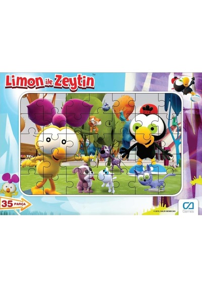 Ca Games Limon İLe Zeytin 35 Parça Frame Puzzle Ca.5082