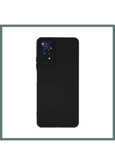 Ventra Redmi Note 11 Pro Kılıf Nano İçi Kadife Silikon - Siyah Ventra