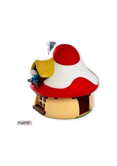 Şirinler Evi Kumbara Smurfs Mushroom Money Box Diğer