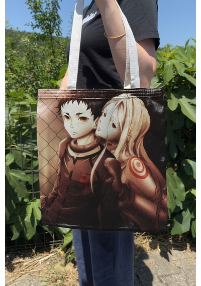 Zipzap Deadman Wonderland V3 Yazlık Kışlık Çift Taraflı Kanvas Baskı Bez Çanta Anime Çantası