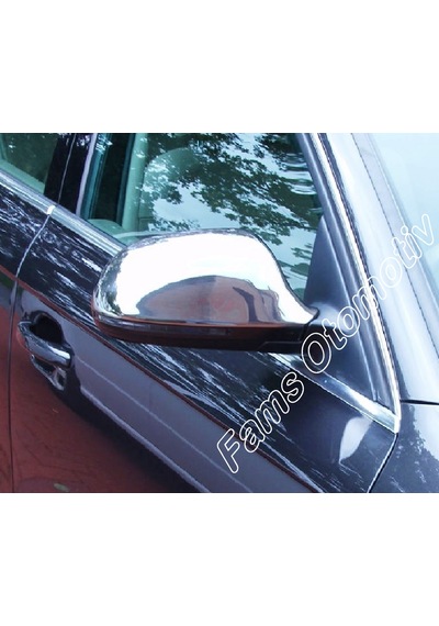 Audi A6 C6 Krom Ayna Kapağı 2 Prç. 2008-2011 P. Çelik