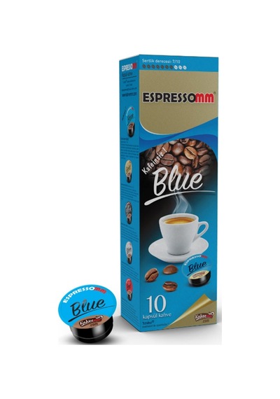 Espressomm® Tchibo Cafissimo Makineleri İle Uyumlu Blue Kafeinsiz Kapsül Kahve 10 x 10'lu