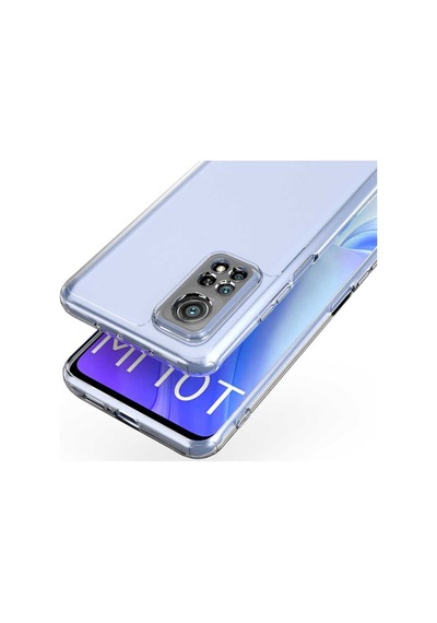 Xiaomi Mi 10T 5G Kılıf Zore Kamera Korumalı Süper Silikon Kılıf Renksiz