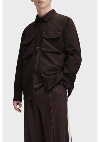 Fred Perry Regular Fit Gömlek Yaka Gömlek Erkek Gömlek M2402 33c Kahve