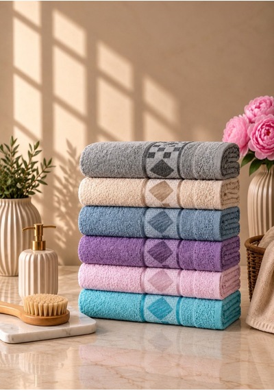 Home Mutfak Havlusu % 100 Pamuklu 30x50 12 Adet Çok Renkli