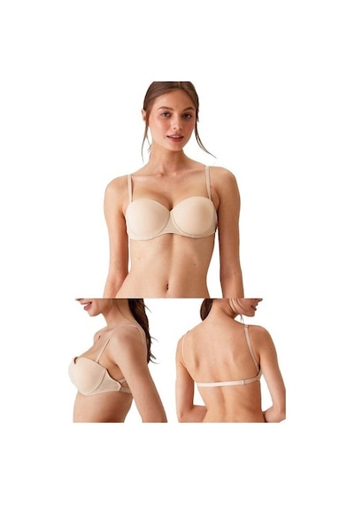 Pierre Cardin Desteksiz Strablez Sütyen 6022 Ten