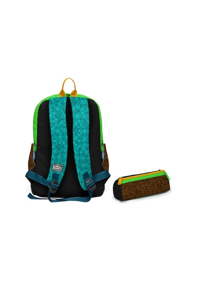 Coral High Okul Sırt Çantası Ve Kalemlik Seti - Siyah Yeşil Kahverengi Craft Desenli Erkek Çocuk Setygn33216c Çok Renkli Coral High Okul Sırt Çantası Ve Kalemlik Seti - Siyah Yeşil Kahverengi Craft Desenli Erkek Çocuk Setygn33216c Çok Renkli