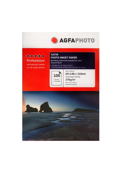 Özel Üretim Agfaphoto Fotoğraf Kağıdı 15x21 270gr A5 Inkjet Kağıt Mat Kırtasiye Baskı Ürünü