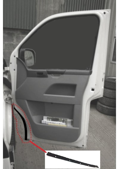 Transporter T5 T6 Ön Kapı Alt Fitili  Sağ-Sol Takım