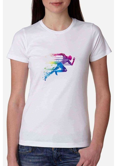 Silhouette Sprinter Kadın Beyaz Tshirt