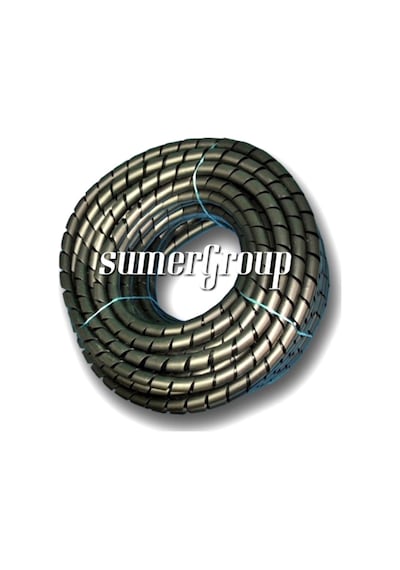Kablo Sarıcı Koruyucu Spiral No 8- 32 Mm Siyah Rulo 25 M