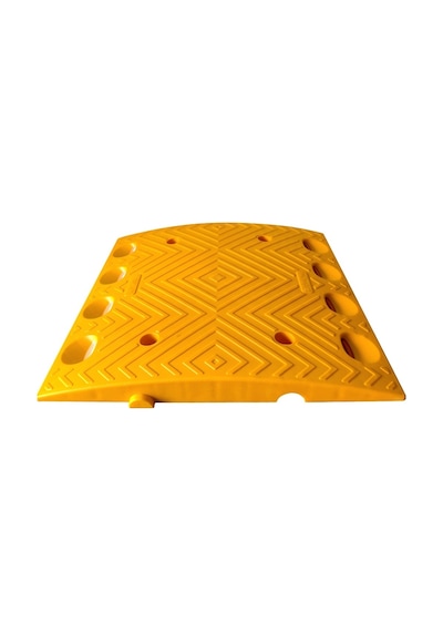 Oval Hız Kesici Ppc Yol Kasisi 50 x 50 x 5 CM-3407-sarı