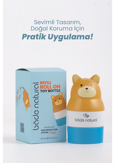 Bade Natural Güneş Koruyucu Losyon Aplikatörü Ayı Figürlü