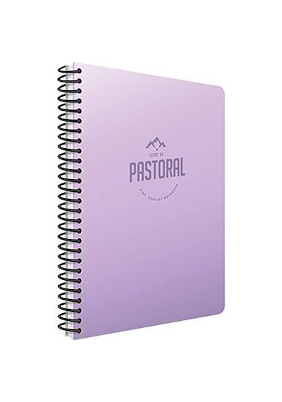 Gıpta Pastoral A4 72 Yaprak Plastik Kapak Spiralli Defter Kareli 5 Adet