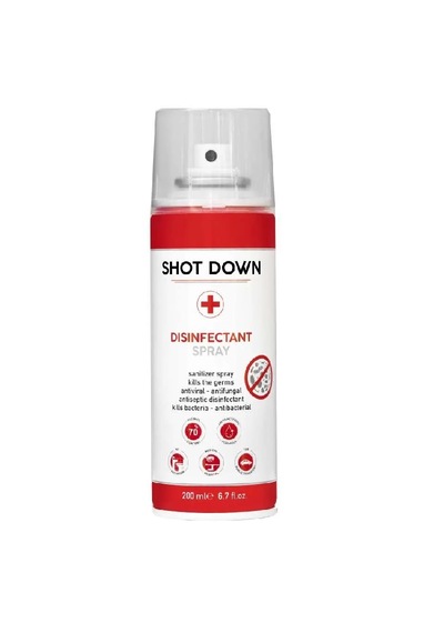 Shot Down Sprey Dezenfektan 200 Ml- 12 Adet