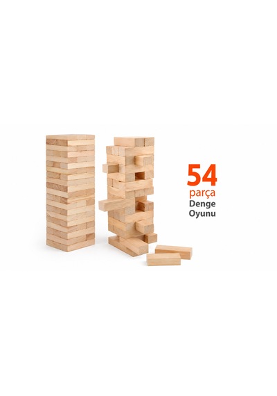 Jenga Timber Tower Cezalı Denge Oyunu
