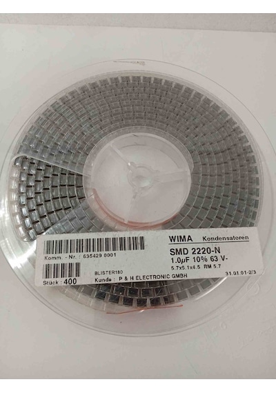 Smd2220-n 1mf 63v 2220 Smd Wıma Smd Seramik Kondansatör 50 Adet