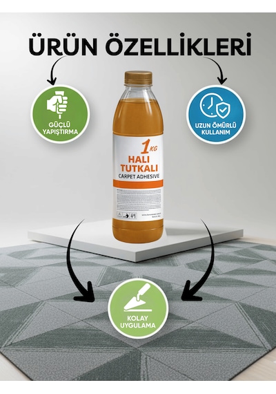 Beylini 2 Kg 3l Halı Tutkalı Karo Halıfleks Halı Yapıştırıcısı Halı Zemin Pvc Yapıştırıcı Hızlı Yapıştırıcı 1 Kg