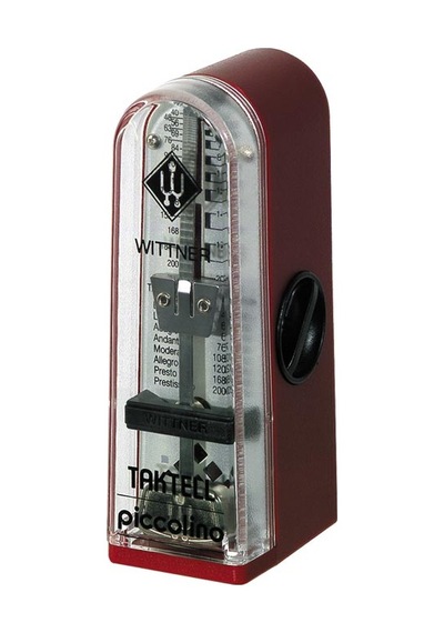 Wittner Wt-890141 Piccolino Mekanik Metronom Bordo Şık Renk Taşınabilir Analog
