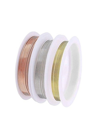 1.0 Mm Boncuk Dizme Teli El Yapımı Stil Ve Şekillendirme Teli Dıy Takı Ve Mücevher Teli Gümüş Renk Silver Tel
