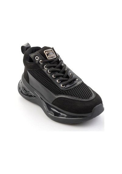 Bambi Siyah Kadın Sneaker K01228091422 Siyah