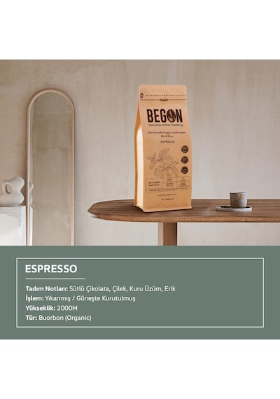 Begon Kahve Nord Kivu Premium Espresso Çekirdek Kahve 10 KG