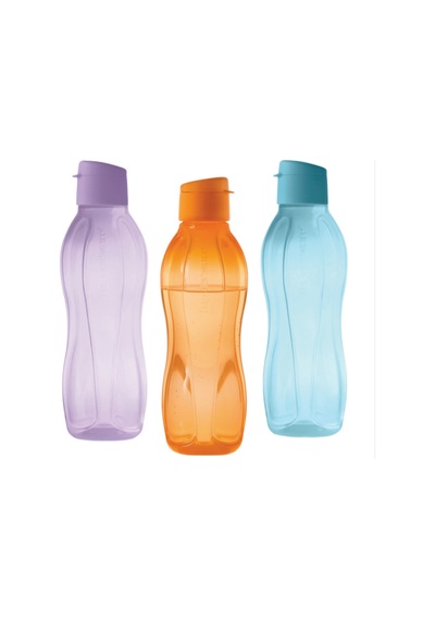 Eco Şişe Suluk Kolay Kapak 750 Ml 3'lü Karışık