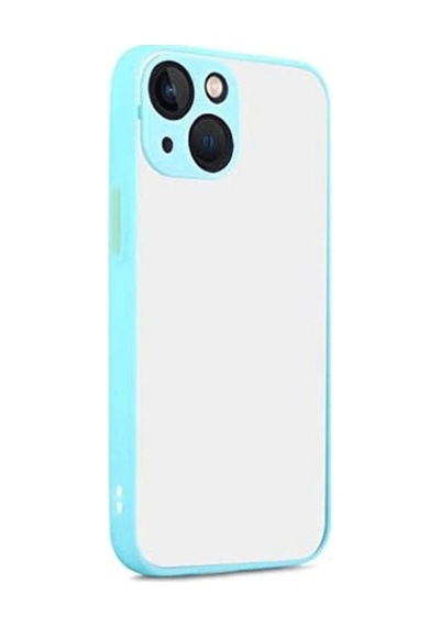 Apple Uyumlu   iPhone 13 Kılıf Montreal Silikon Kapak - Turkuaz