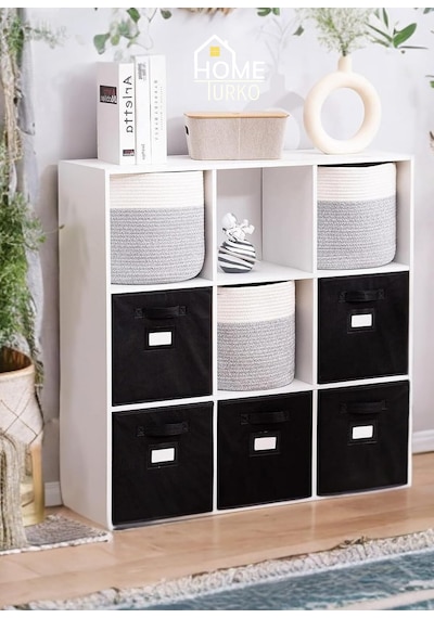 Ayrex Jüt Hasır 3'lü Sepet Takımı Düzenleyici Banyo Sepeti Kirli Sepeti Organizer Çamaşır Saksı Çiçeklik Kı Diğer